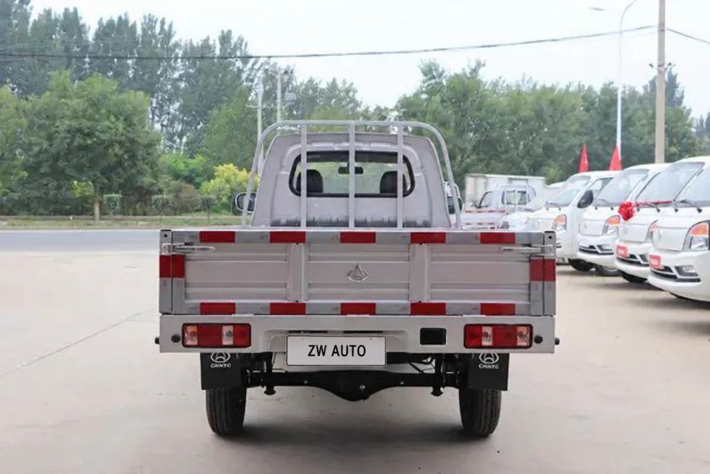 2026 Xinbao T3 PLUS rear cargo-box exterior with neutral ZW Auto plate