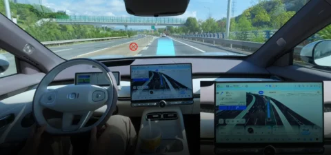 2027 Changan Qiyuan Q06 dashboard and center display