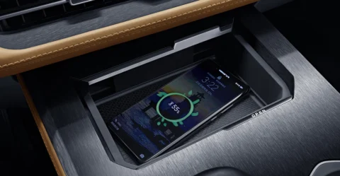 Changan UNI-K front wireless charging tray