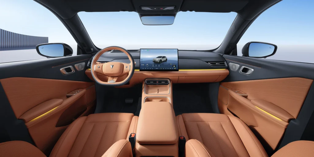2027 S05 cockpit and passenger dashboard