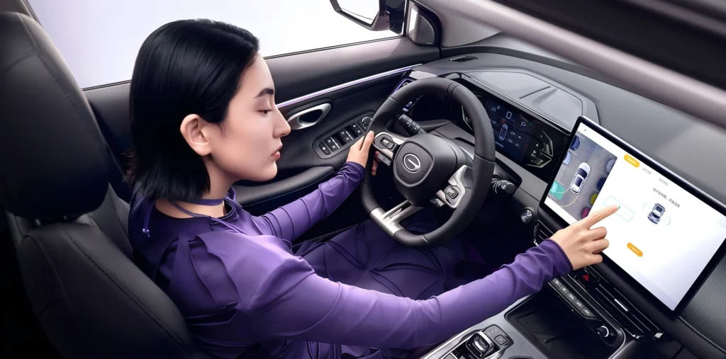 2026 GAC Trumpchi GS3 Emzoom dashboard and center display