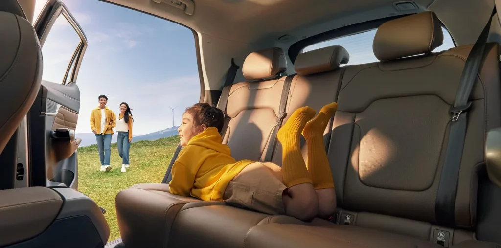 2024 GS4 rear cabin and seating