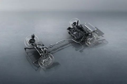 2024 GS4 chassis and drivetrain layout
