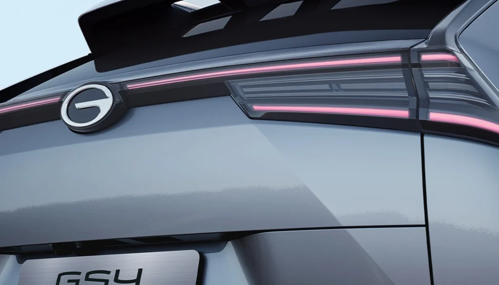 2024 GS4 rear-light and tailgate detail