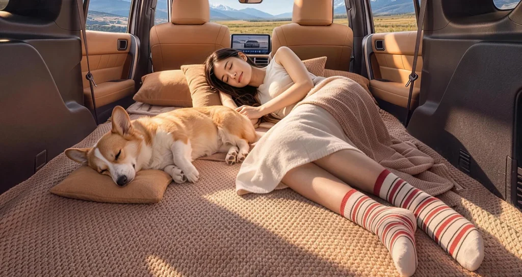 2026 GAC Trumpchi Yue 7 folded-seat cargo cabin