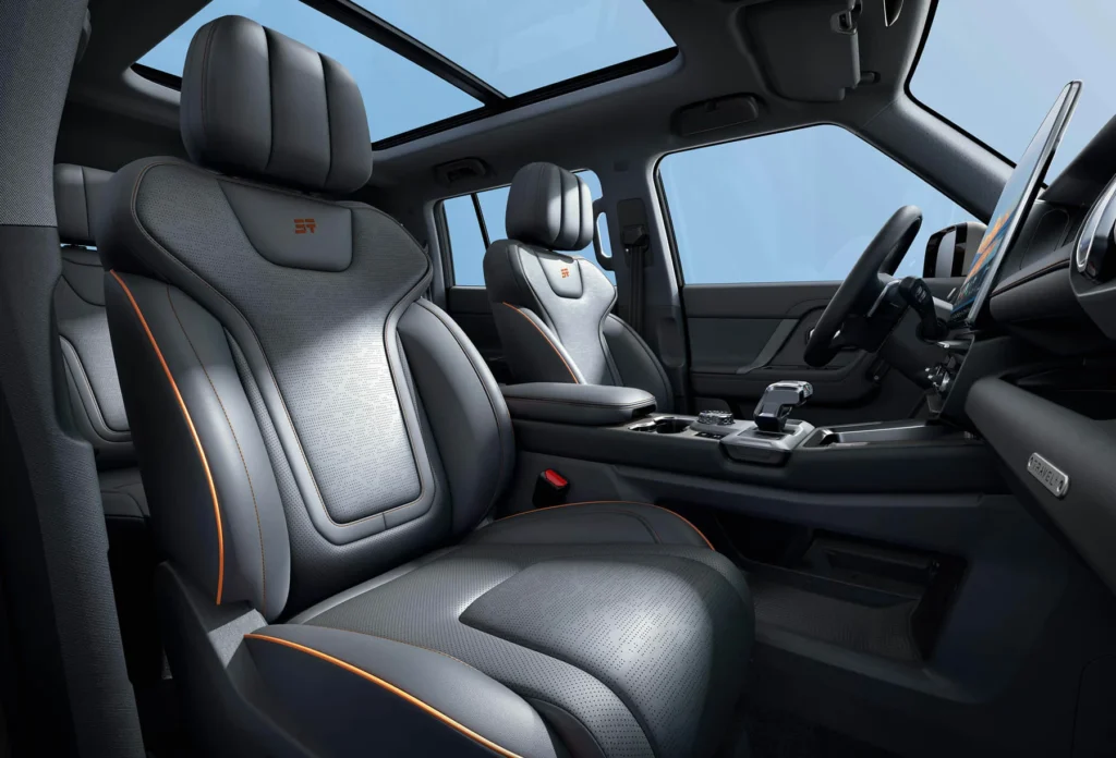 2026 Shanhai T1 front seats