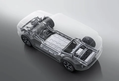 2026 Shanhai T1 chassis and powertrain layout